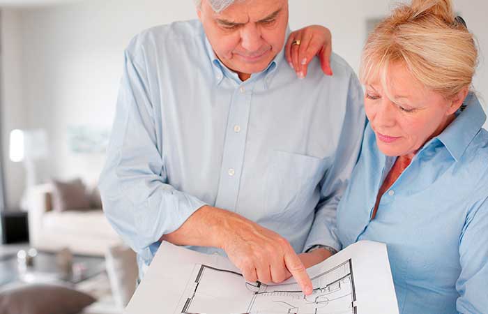 Equity release funds: couple with plans for home improvements