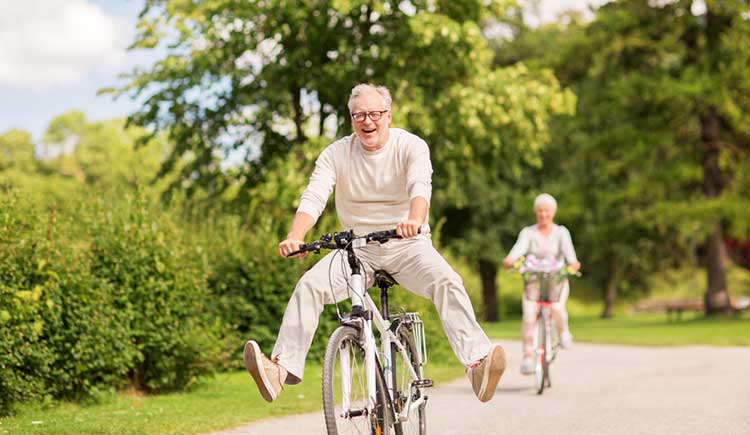 happy man enjoying life after getting a direct cremation plan