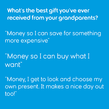 Three quotes about money being the best gift