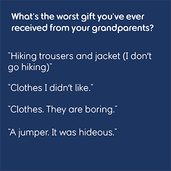 Four quotes about clothes being the worst gift