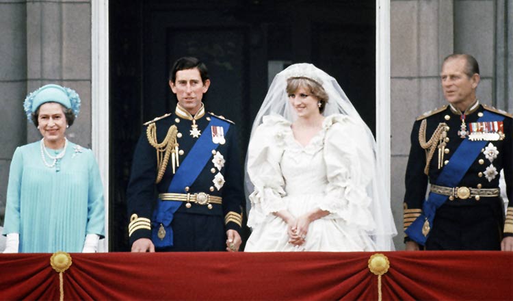 the wedding of Lady Diana Spencer to Prince Charles