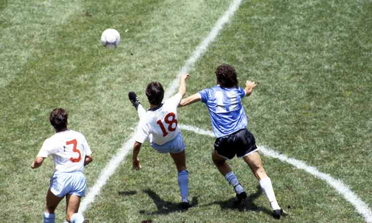 Diego Maradona and the 'hand of god' goal in the 1986 World Cup