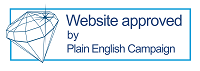 Plain English Crystal Awarded by Plain English campaign. Visit the our Accessibility page for info