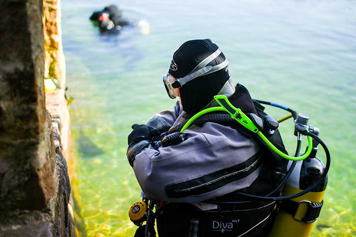 maureen at a local dive centre